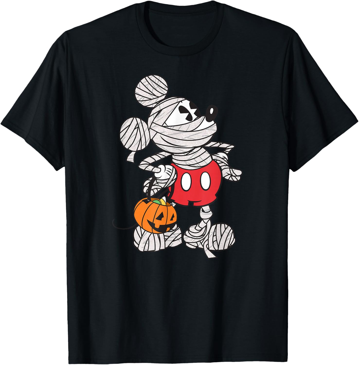 Disney - Mickey Mouse Mummy Halloween T-Shirt - T-Shirt | Black