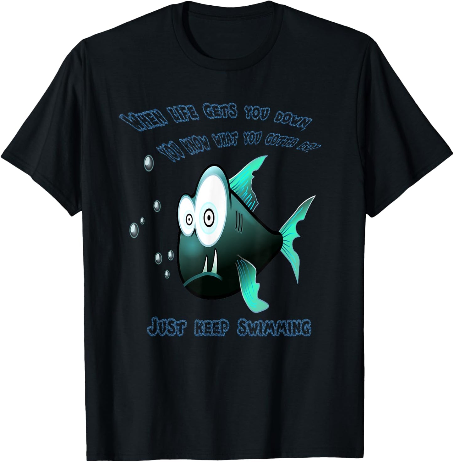 Positive Thinking - Gift Swimmers / Optimists T-Shirt - T-Shirt | Black