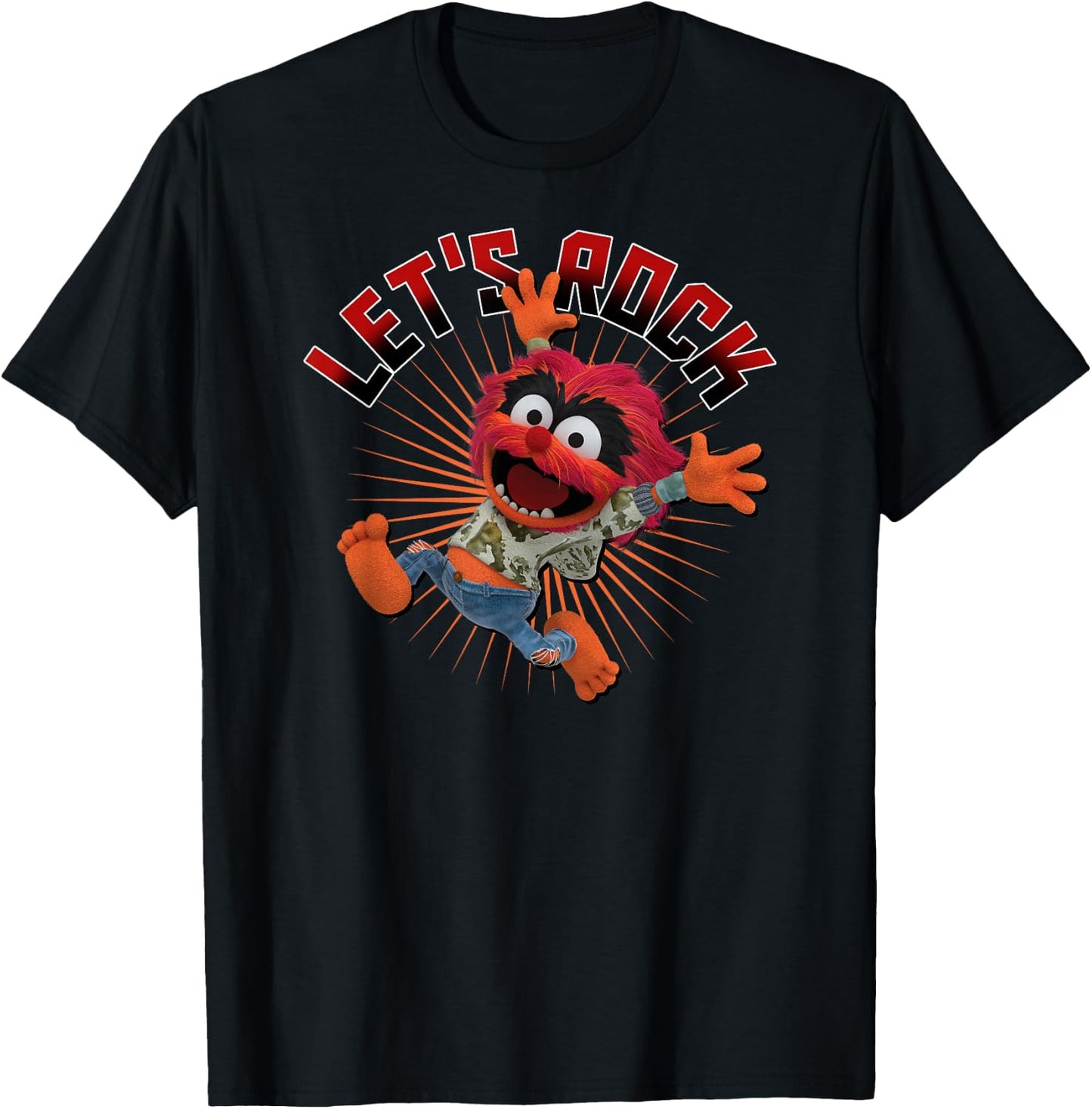 Disney - Muppet Babies lets rock T-Shirt - T-Shirt | Black