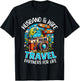 Couple Matching Husband And Wife Travel Partners For Life T-Shirt - T-Shirt | Black