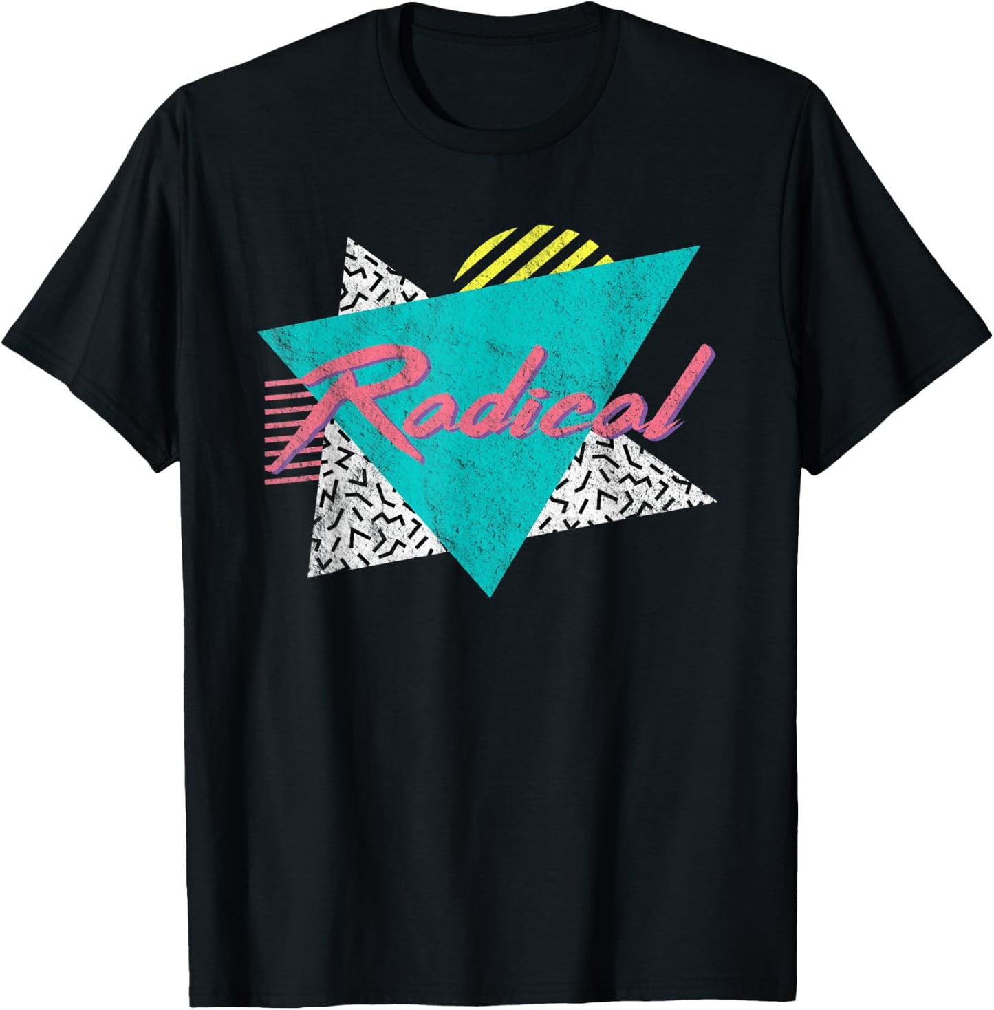 Radical Retro Vintage 80's 90's Gift T-Shirt - T-Shirt | Black