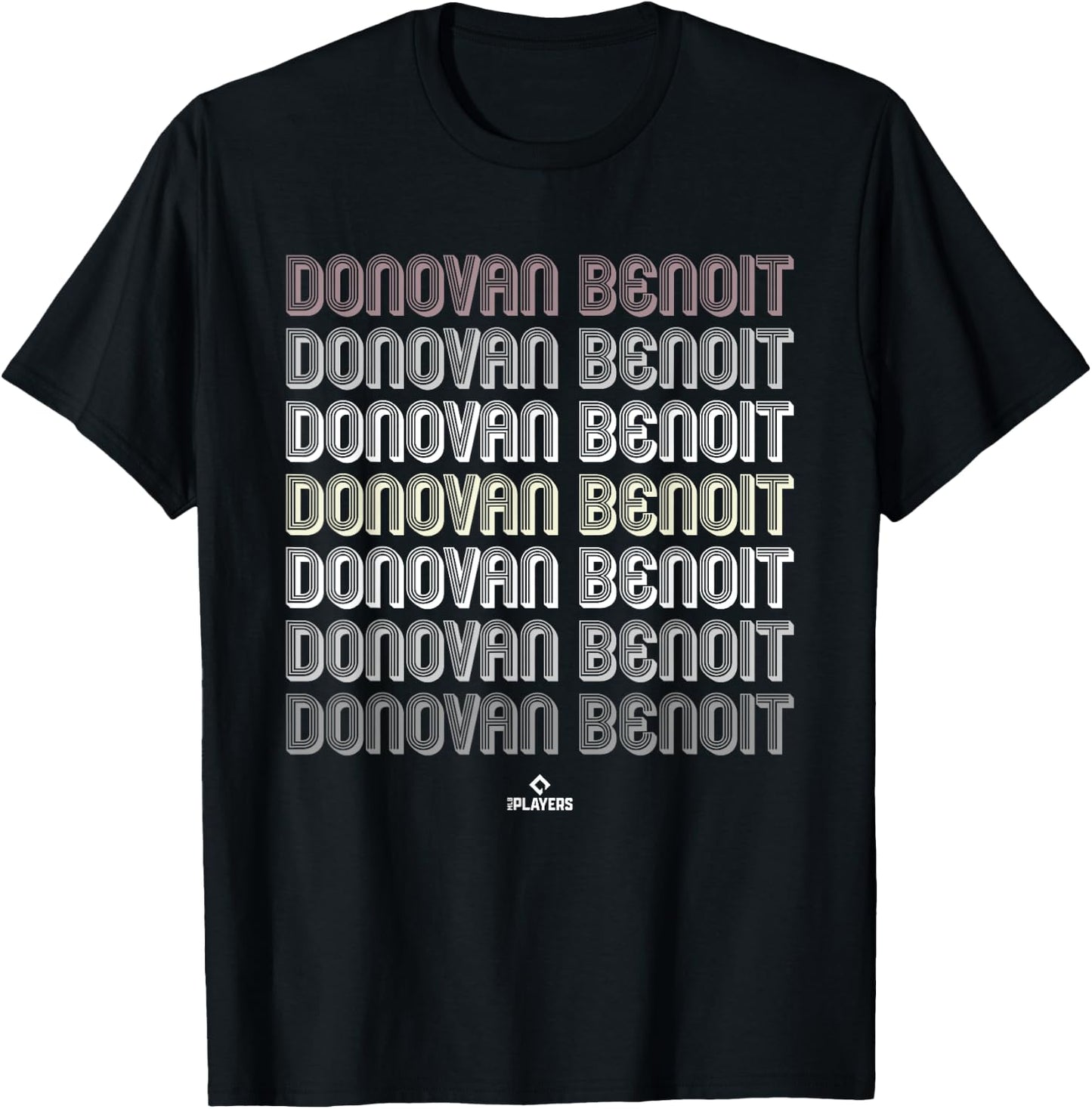 Retro Repeat Donovan Benoit Prospect Baseball Fan Gear T-Shirt - T-Shirt | Black