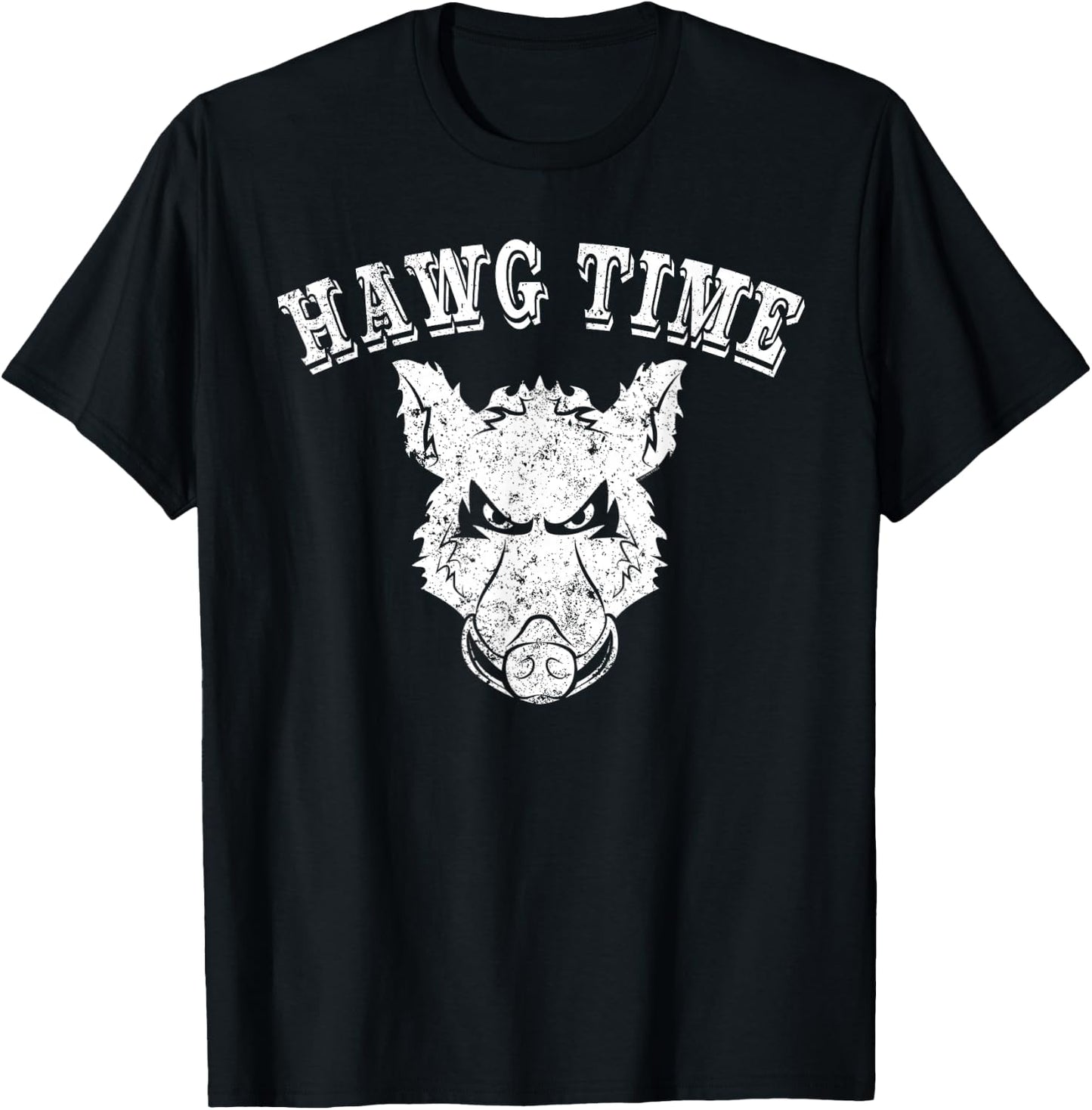 Pig Hunting Shirt Hawg Time Pig Hunting Gear Shirt Javelina T-Shirt - T-Shirt | Black
