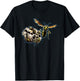 Wasp Hive nature lover insect wasps bees nest graphic art T-Shirt - T-Shirt | Black