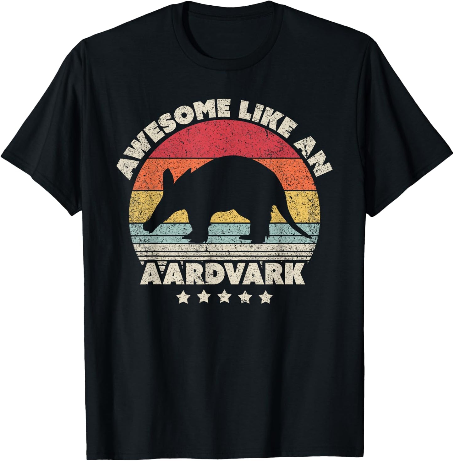 Erdferkel Aardvark Shirt Vintage T-Shirt - T-Shirt | Black