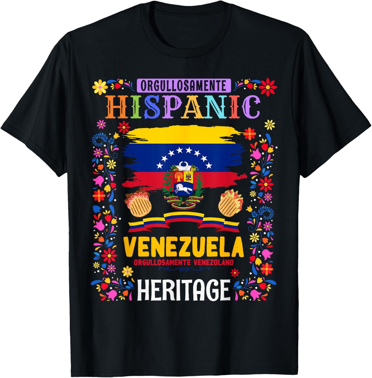 Latin Heritage Venezuelan Flag Outfit idea Kids Venezuela T-Shirt - T-Shirt | Black