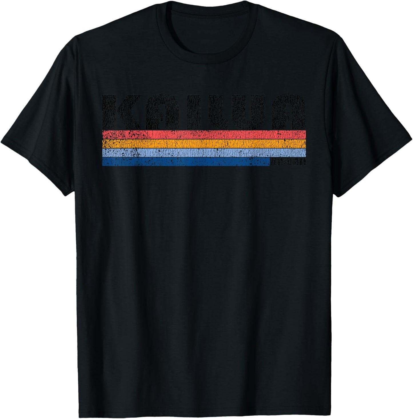 Vintage 1980s Style Kailua HI T Shirt T-Shirt - T-Shirt | Black