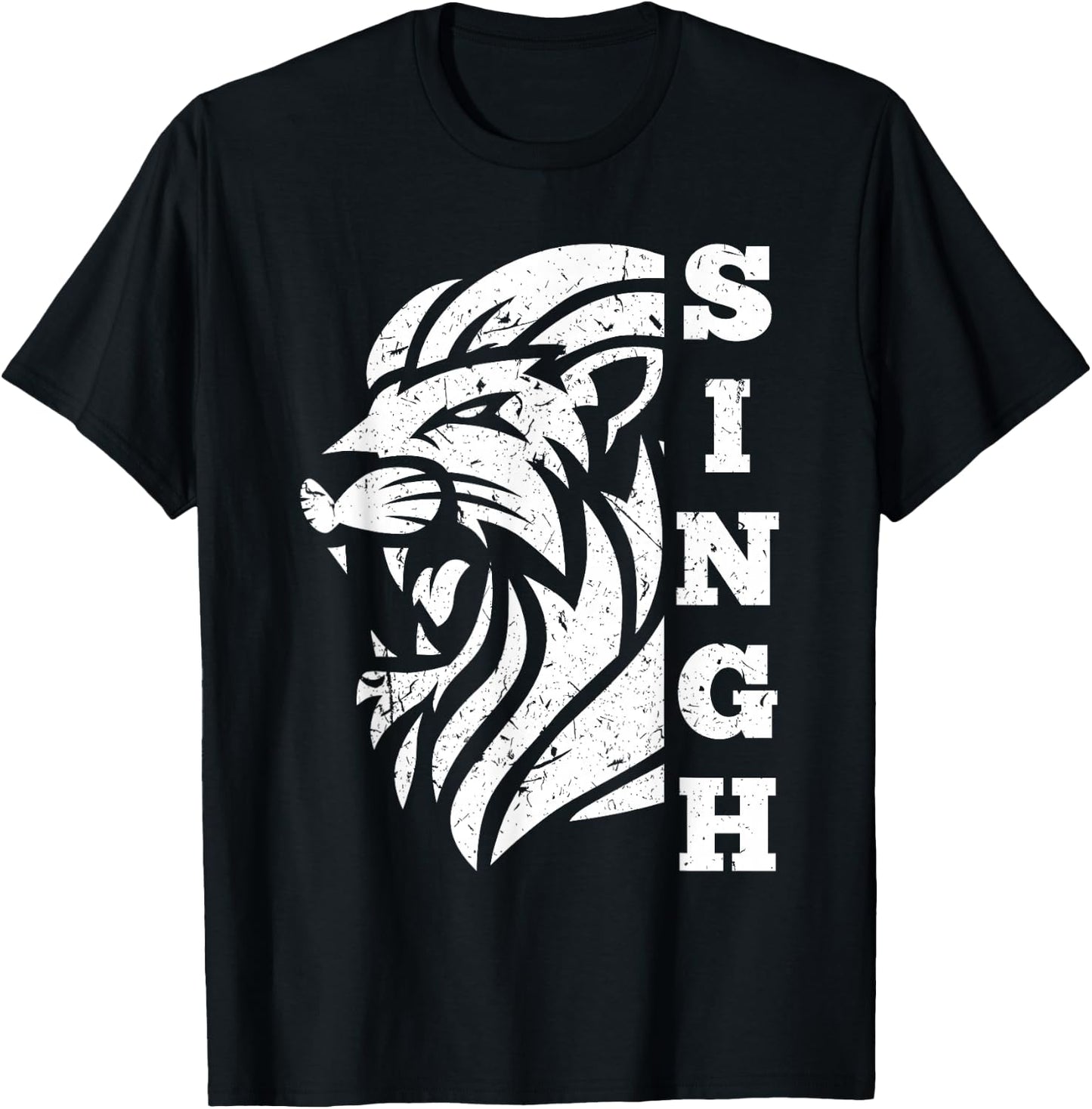 Sikh Singh Lion for all Sikhs T-Shirt - T-Shirt | Black