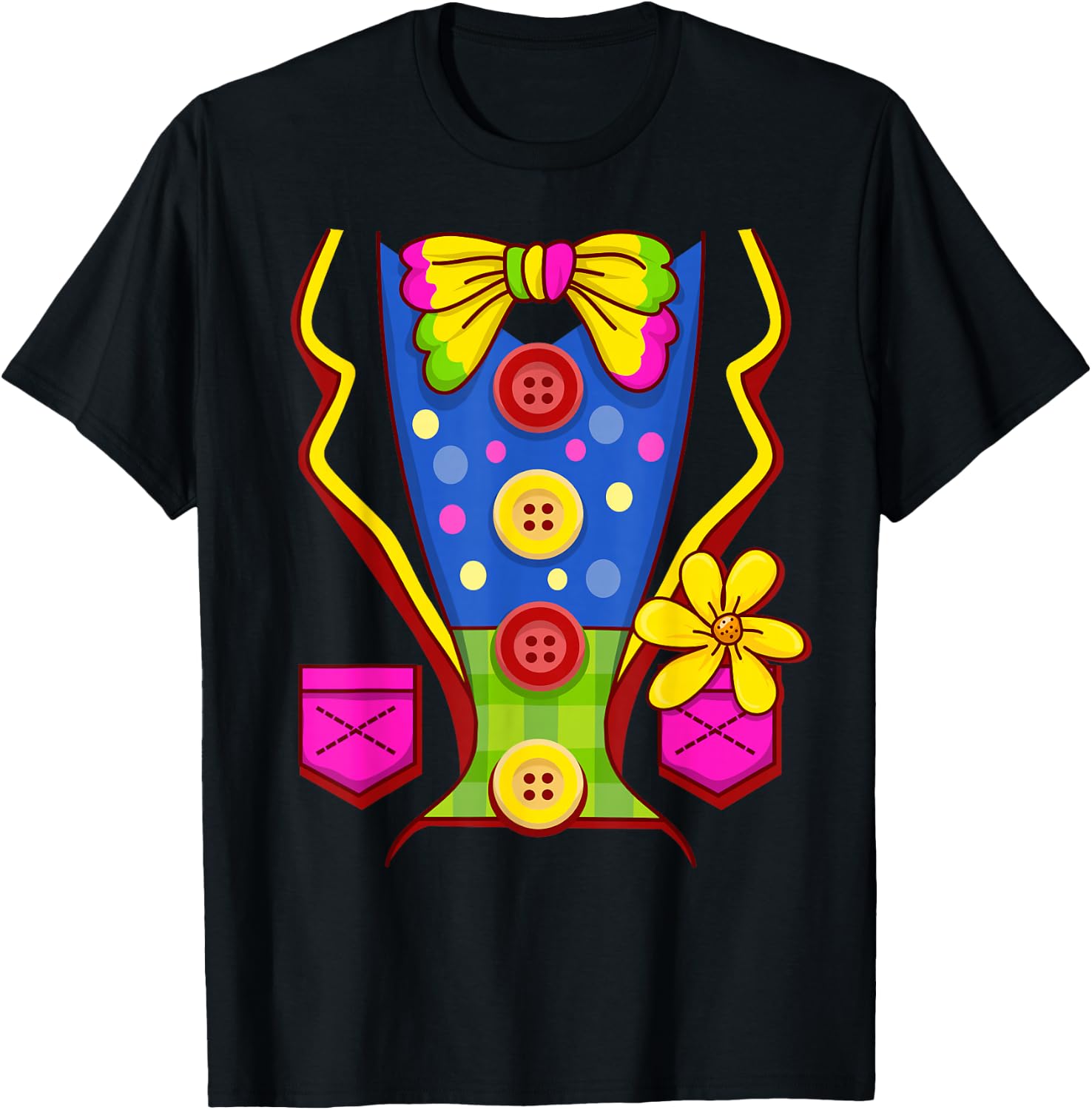 Clown Costume Circus T-Shirt - T-Shirt | Black