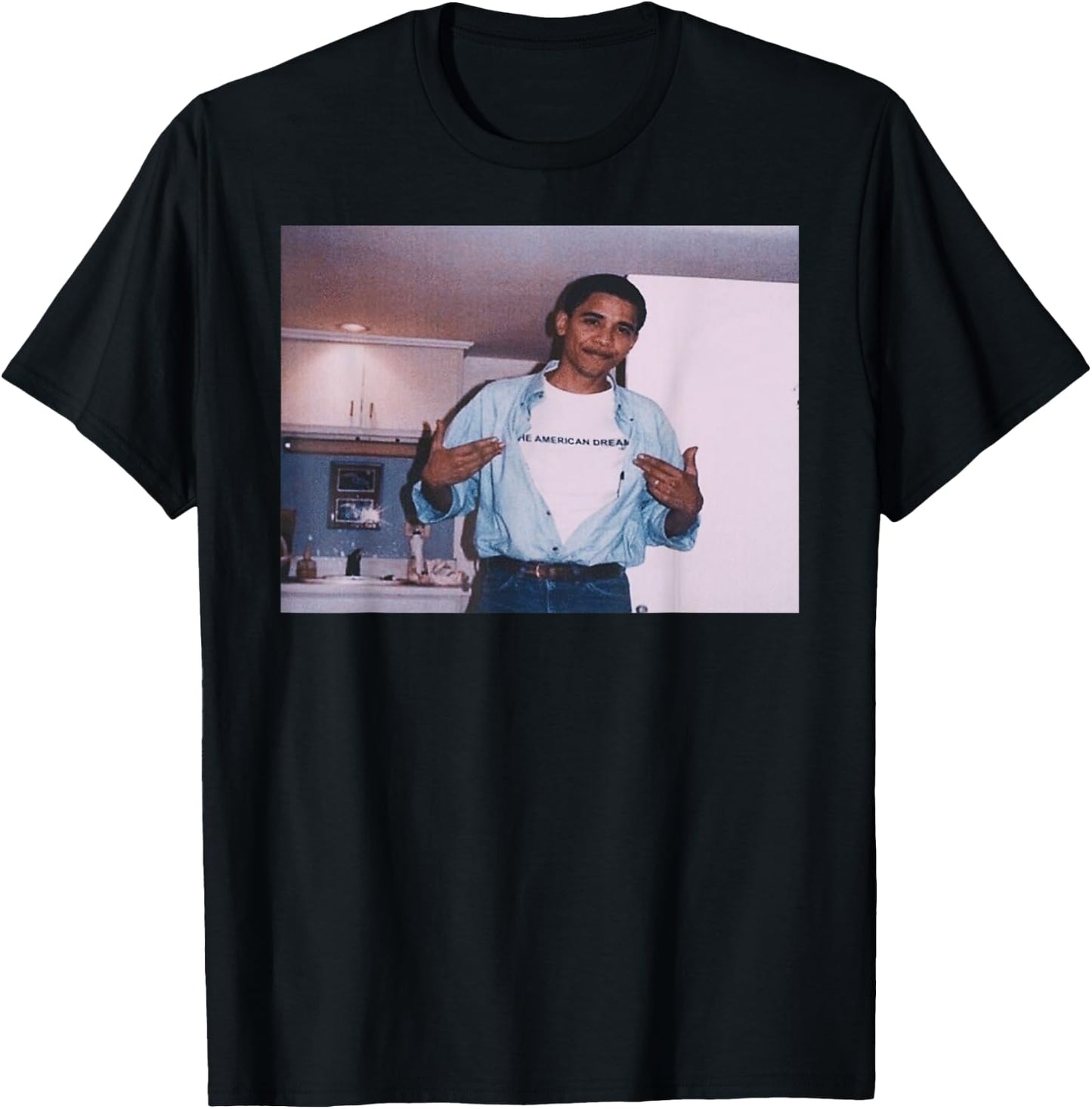 Obama Dreams President of America USA T-Shirt - T-Shirt | Black
