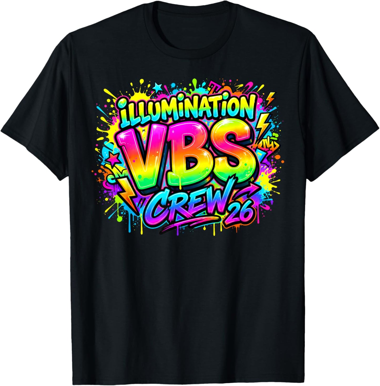 Vbs Crew 2026 Vacation Bible School Crew Leader Church Camp T-Shirt - T-Shirt | Black