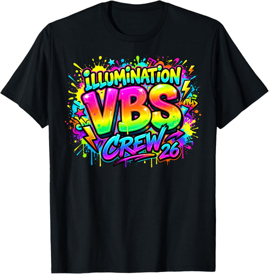 Vbs Crew 2026 Vacation Bible School Crew Leader Church Camp T-Shirt - T-Shirt | Black