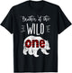 Brother of the Wild One Shirt Bear Lumberjack 1st Birthday T-Shirt - T-Shirt | Black