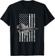F-35 Lightning II American USA Flag - Military T-Shirt - T-Shirt | Black