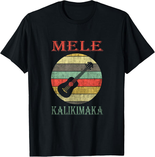 Hawaii Christmas Mele Kalikimaka Hawaiian Vintage T-Shirt - T-Shirt | Black