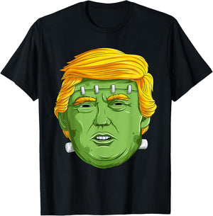 Trump Frankenstein Halloween Costume, Spooky Monster Trump T-Shirt - T-Shirt | Black