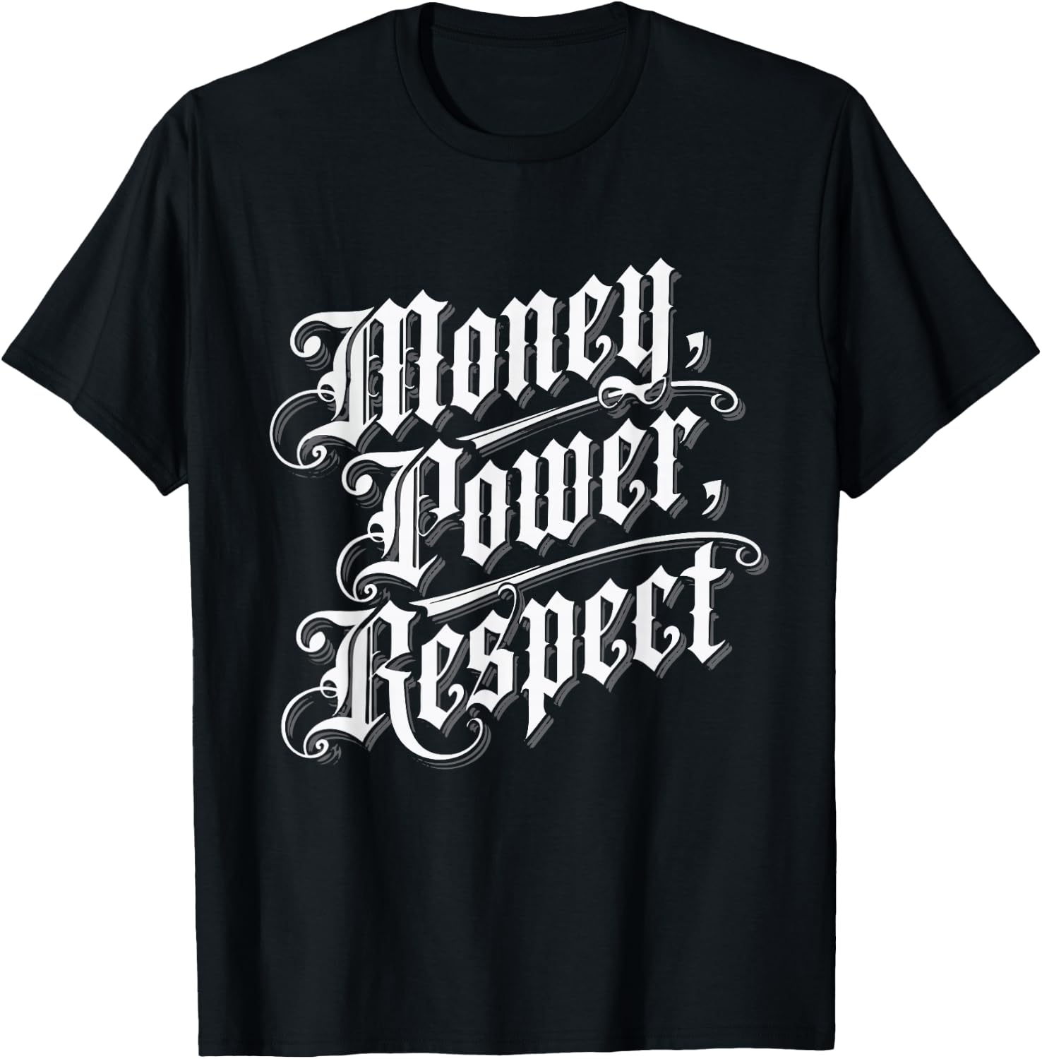 Money Power Respect - The 3 keys of life. T-Shirt - T-Shirt | Black