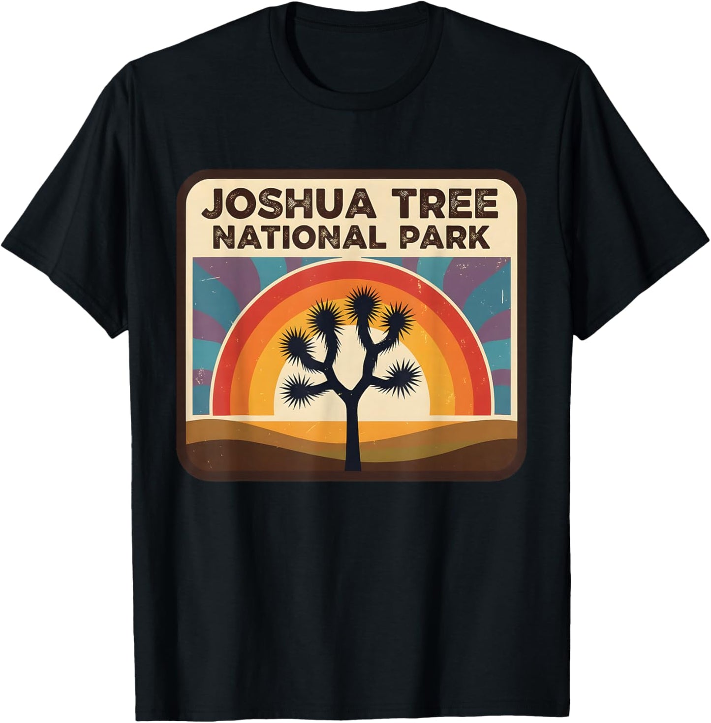 Joshua Tree National Park Hiking Camping Men Women Kids T-Shirt - T-Shirt | Black