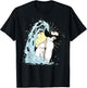 Beard Flip Funny Men T-Shirt - T-Shirt | Black