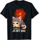 RPG Cat Guess I'll Die | D20 Cat Fail -Adults Kids Black Short Sleeve Gaming/Geek Chic Fantasy RPG T-Shirt - T-Shirt | Black