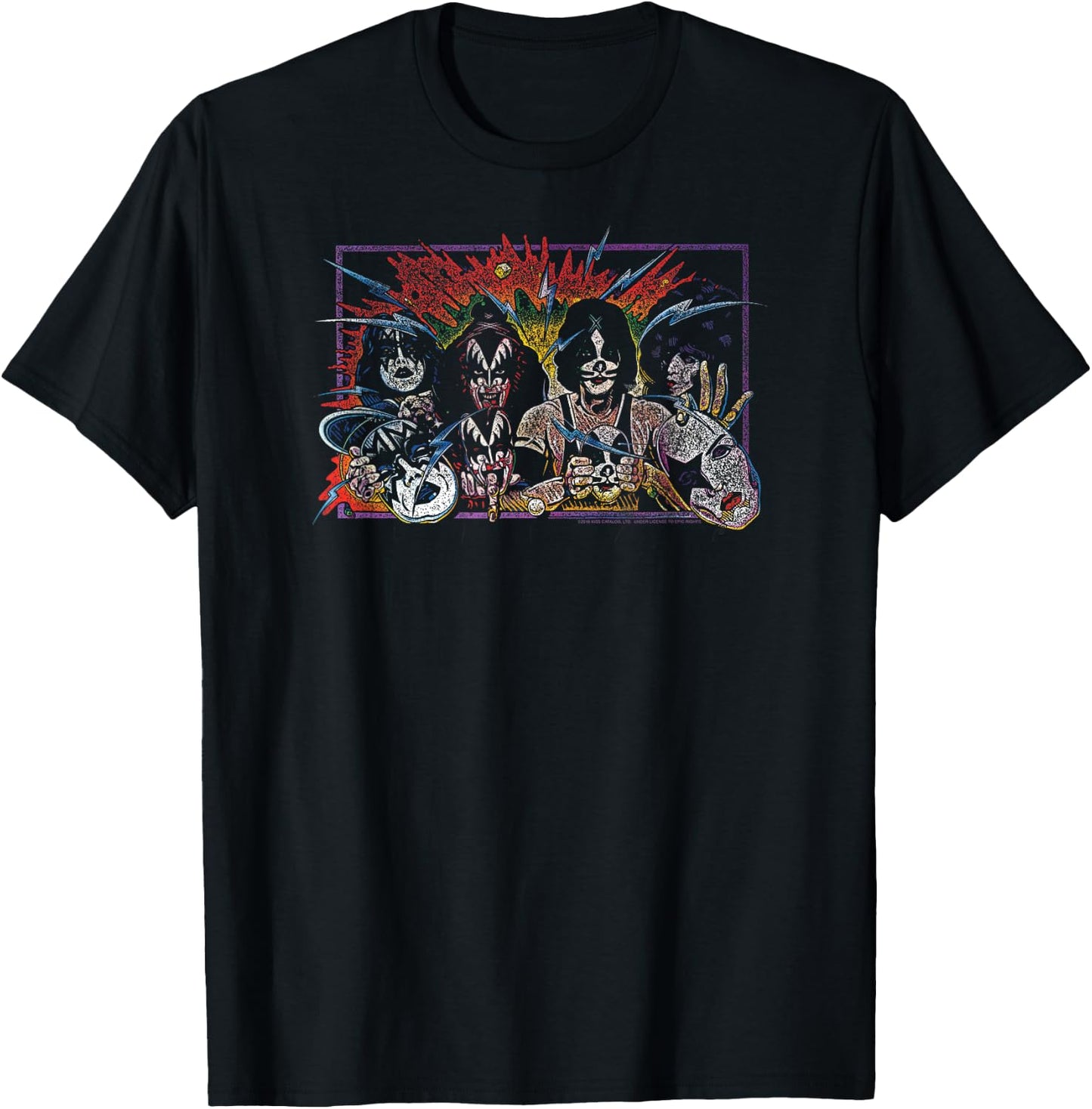 KISS - Unmasked T-Shirt - T-Shirt | Black