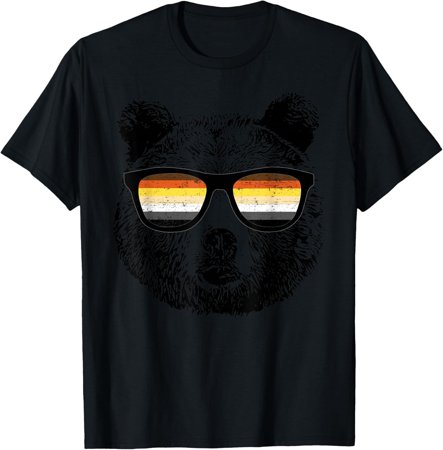 Gay Bear with Sunglasses T-Shirt - T-Shirt | Black
