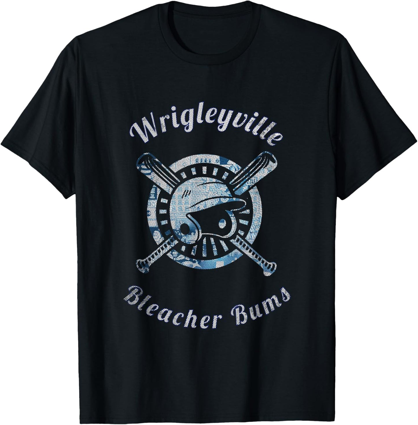 Wrigleyville Bleacher Bums Funny Baseball T-Shirt - T-Shirt | Black