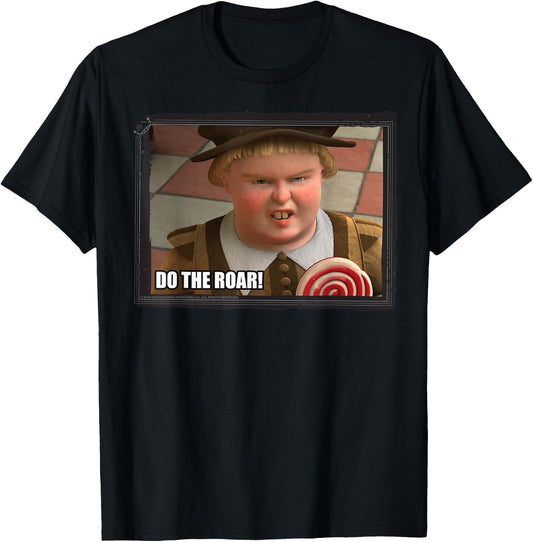 Shrek Do The Roar Meme Framed Poster T-Shirt - T-Shirt | Black