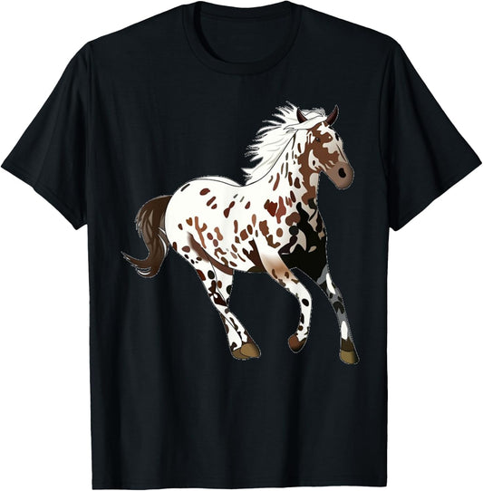 Appaloosa Horse Shirt - Appaloosa Horse Gifts T-Shirt - T-Shirt | Black