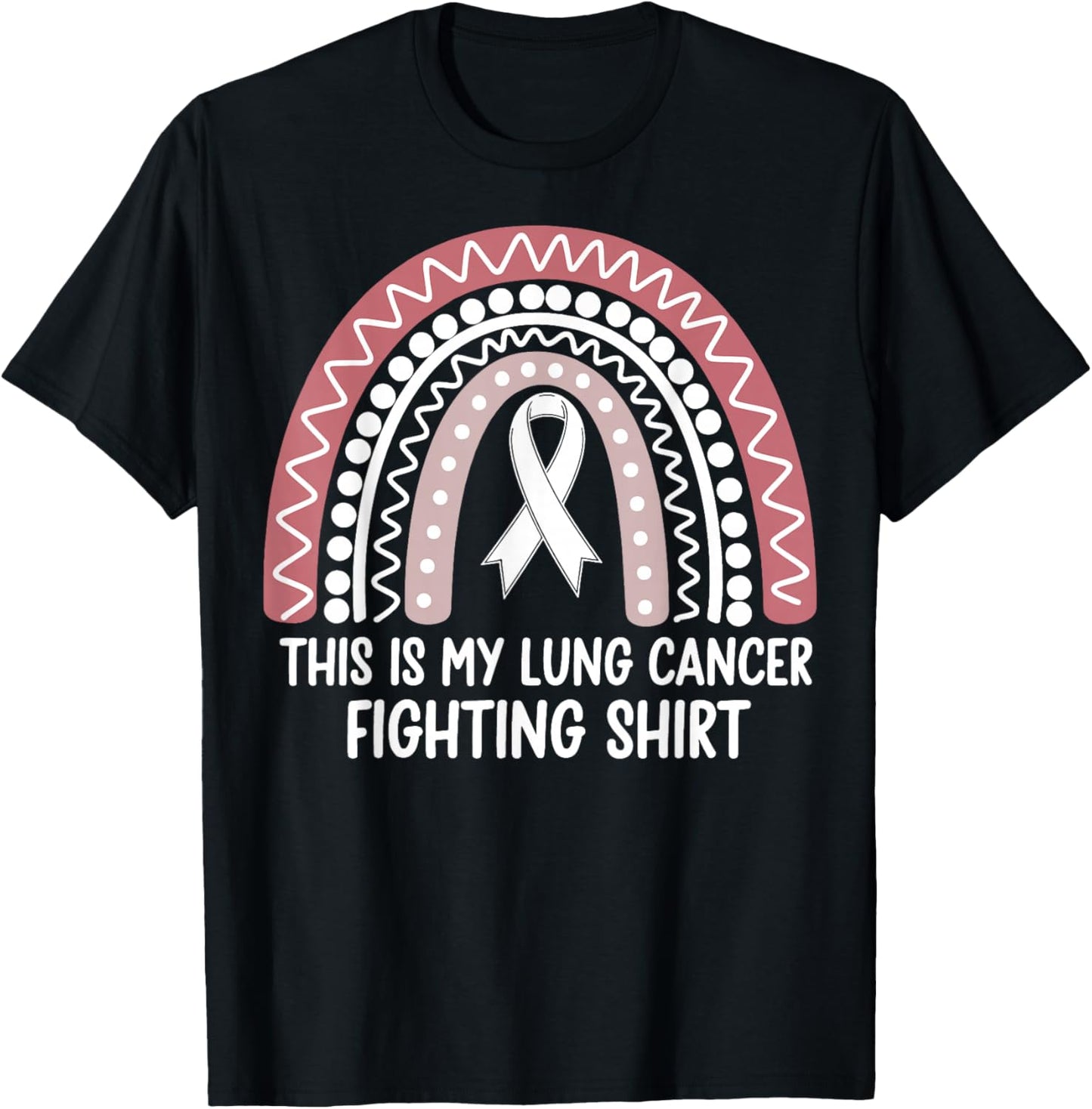 This Is My Lung Cancer Fighting T-Shirt - T-Shirt | Black
