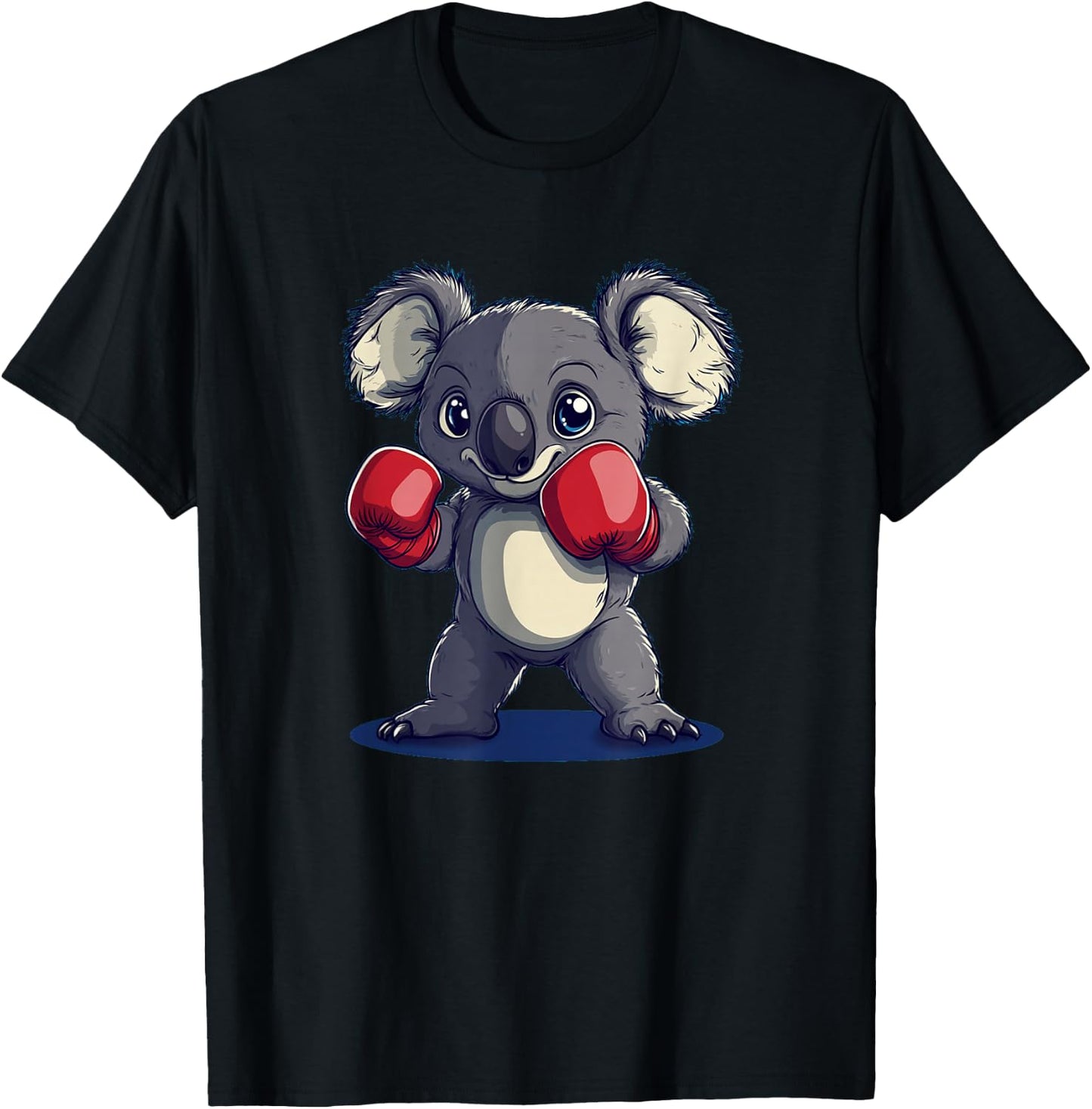 Funny Koala Bear with Boxing Gloves Costume T-Shirt - T-Shirt | Black