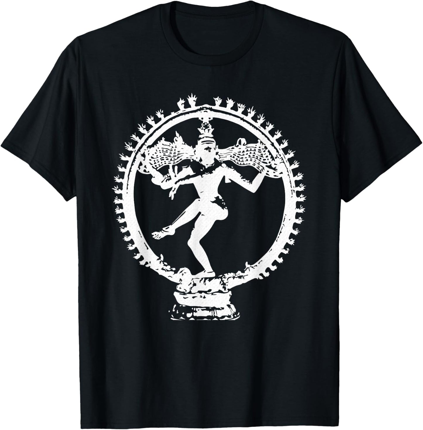Nataraja Hindu Mythology Shaivism - God Shiva Lord of Dance T-Shirt - T-Shirt | Black