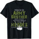 Proud Army Brother T-Shirt - T-Shirt | Black