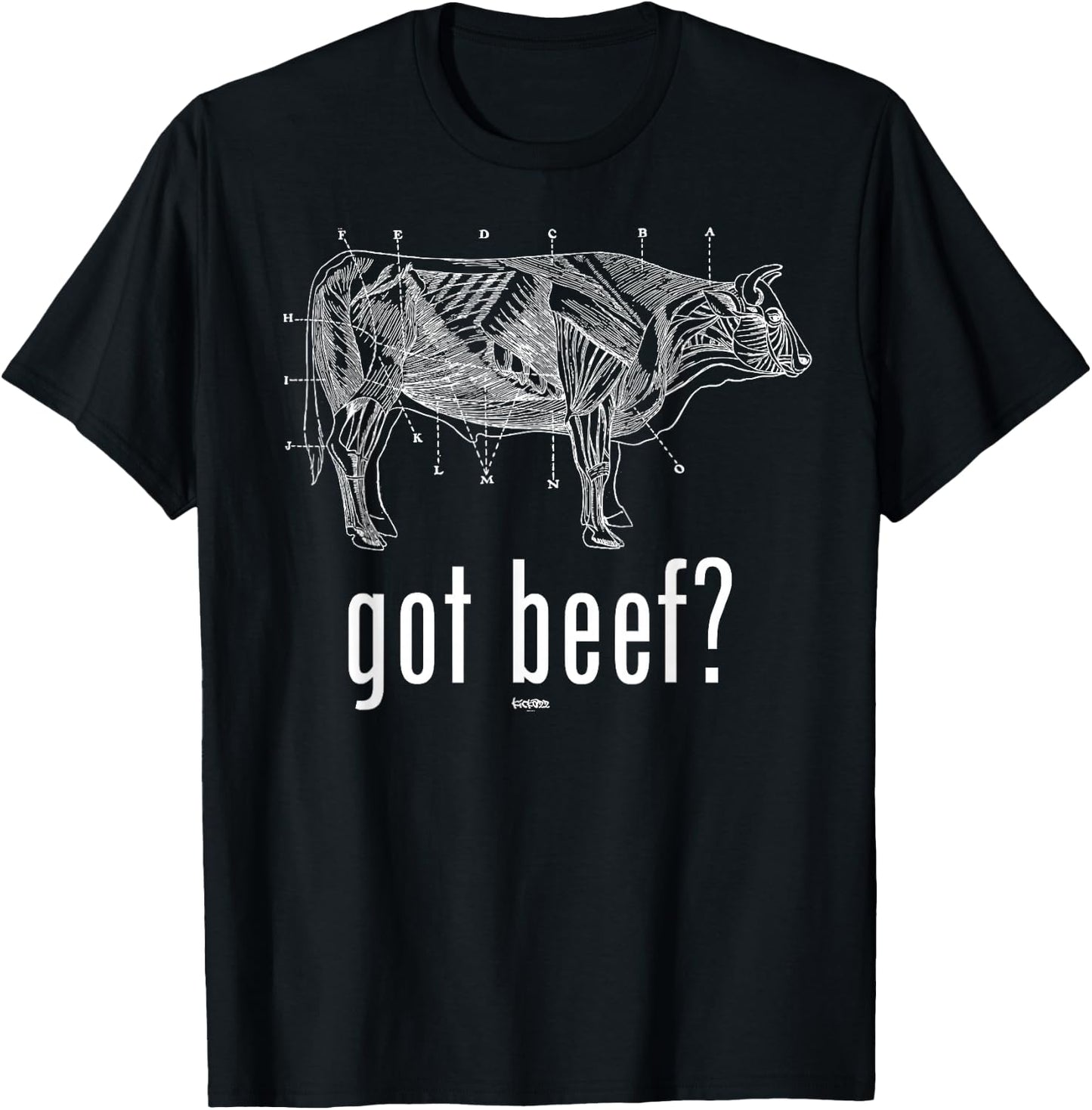 Got Beef? - Cuts of Beef - Funny meat eaters shirt T-Shirt - T-Shirt | Black