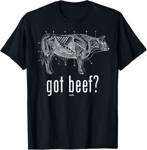 Got Beef? - Cuts of Beef - Funny meat eaters shirt T-Shirt - T-Shirt | Black