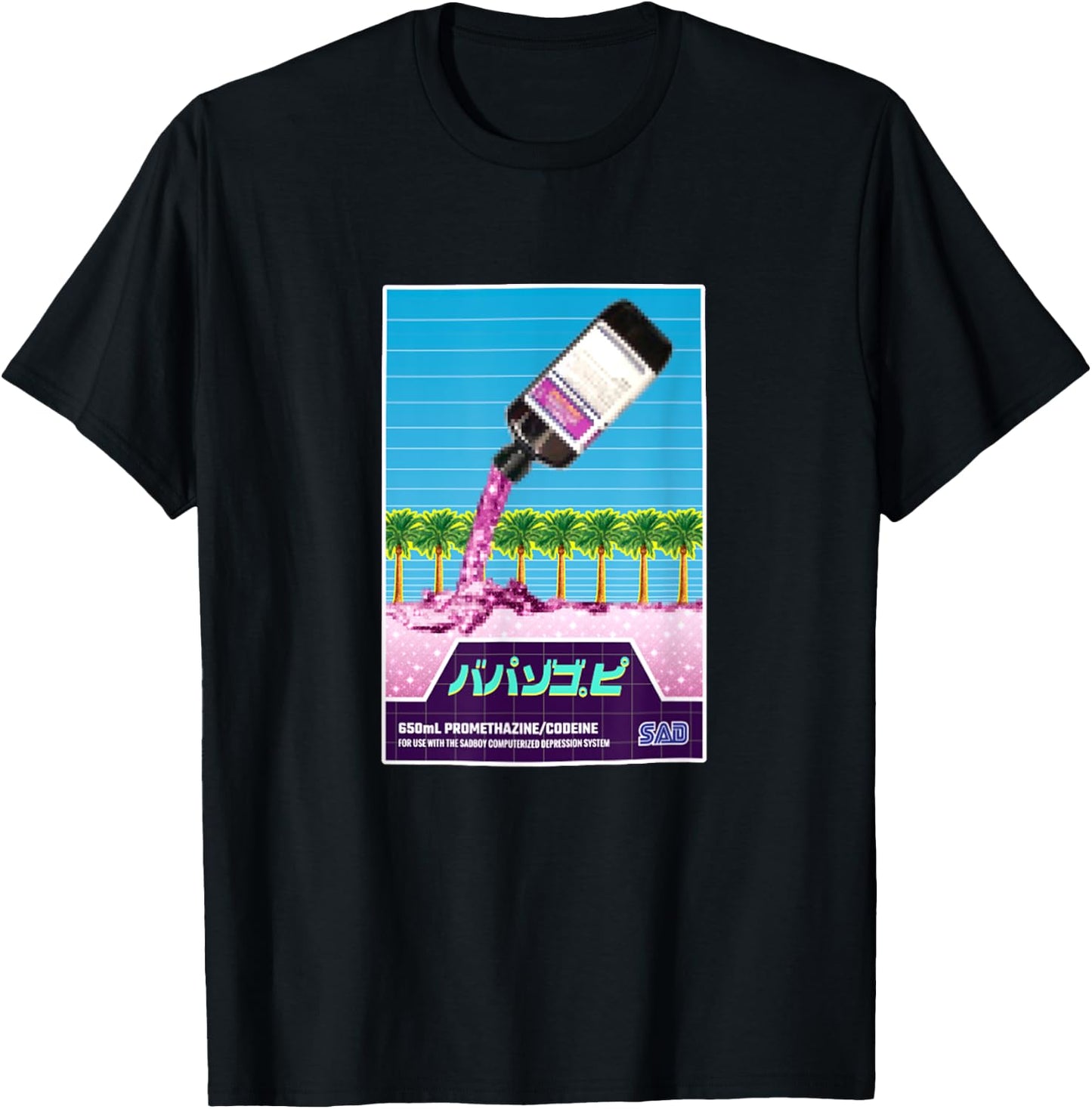Spring Lean Saboy Codeine Shirt T-Shirt - T-Shirt | Black