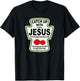 Grunge Christian Catch Up With Jesus Ketchup T-Shirt - T-Shirt | Black