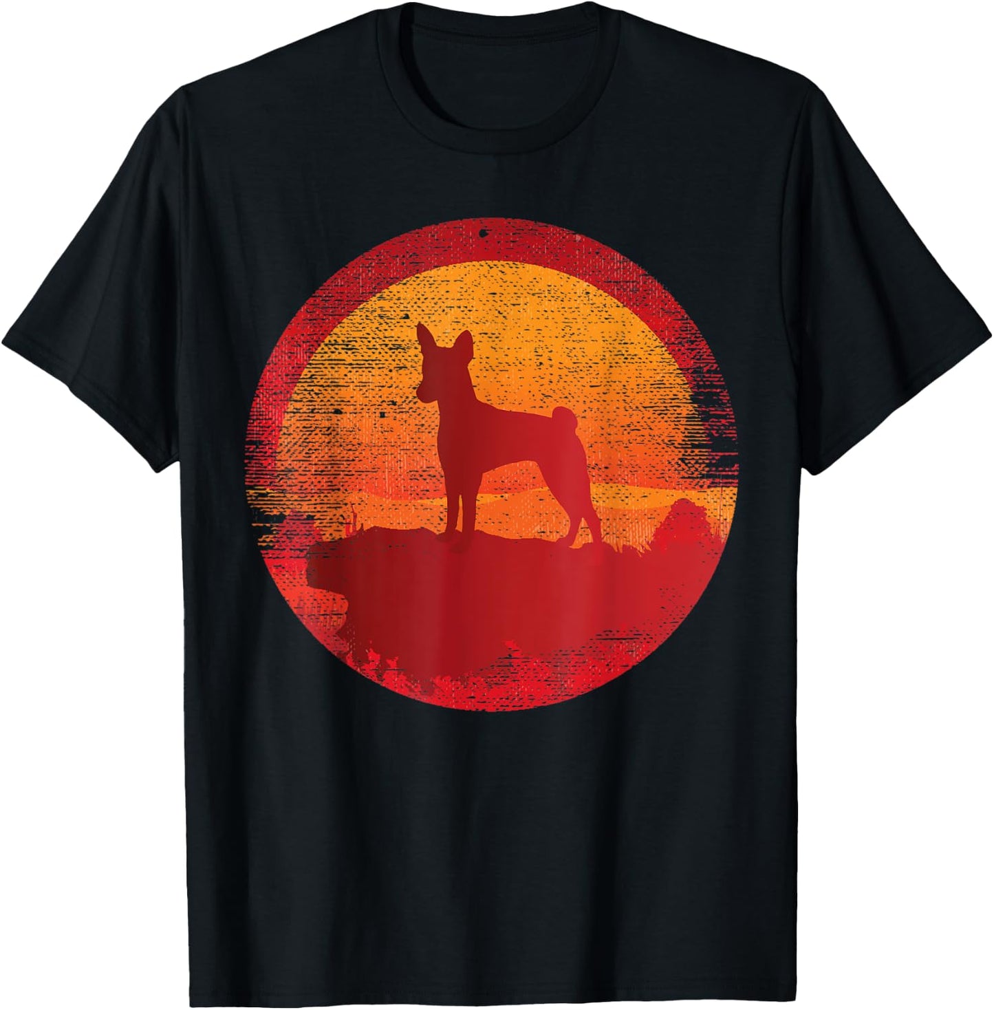 Basenji Dog Breed Men Women Kids T-Shirt - T-Shirt | Black