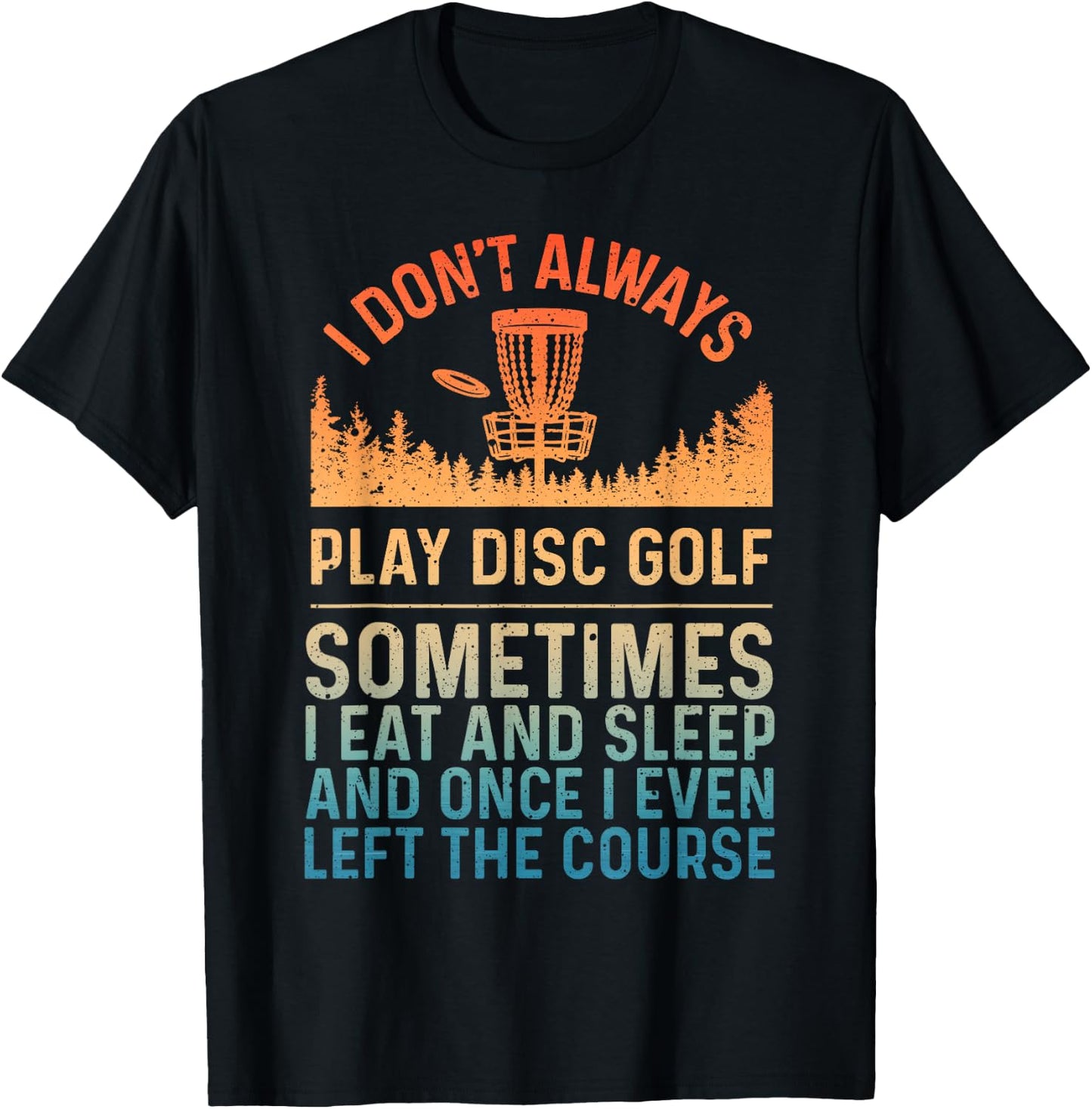 Disc Golf Art Women Disc Golf Player Disc Golfer T-Shirt - T-Shirt | Black