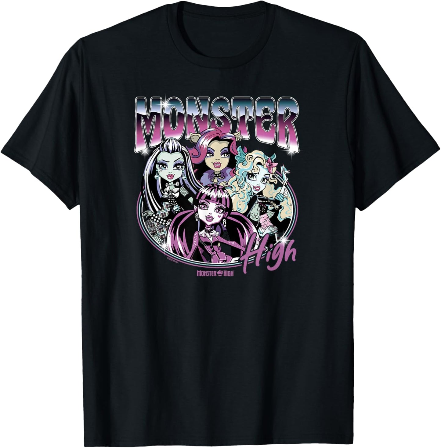 Monster High - Vintage Bootleg Style T-Shirt - T-Shirt | Black