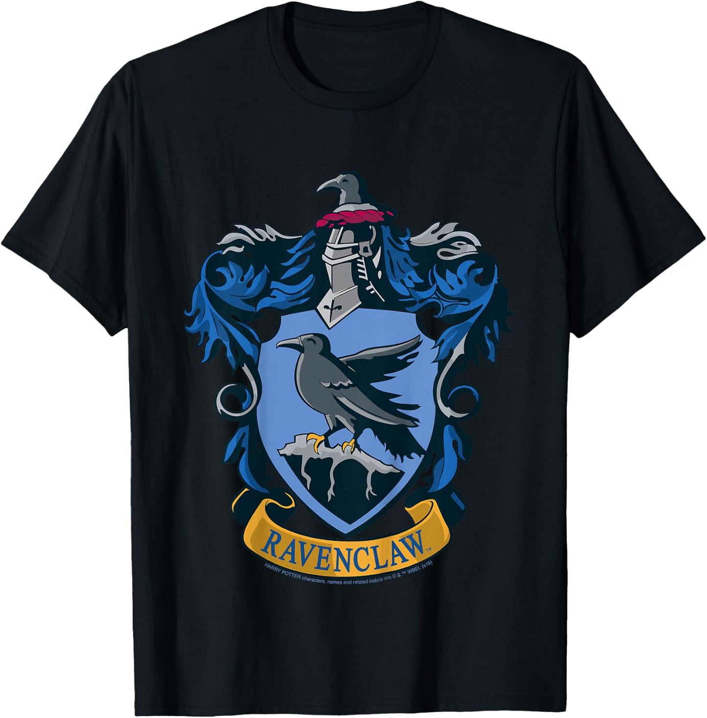 Kids Harry Potter Ravenclaw House Crest T-Shirt - T-Shirt | Black