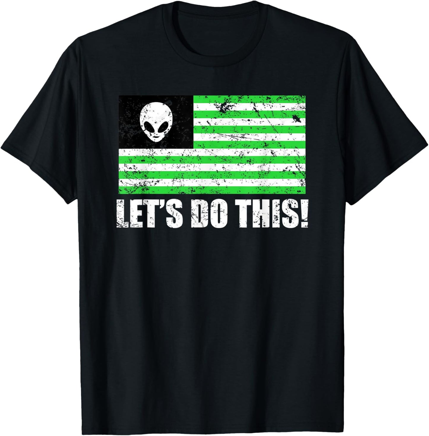 Storm Area 51 Shirt Alien UFO No They Can't Stop Us T-Shirt - T-Shirt | Black