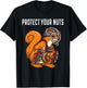 Funny Squirrel Lover Baseball Catcher Gift Boys Girls Animal T-Shirt - T-Shirt | Black