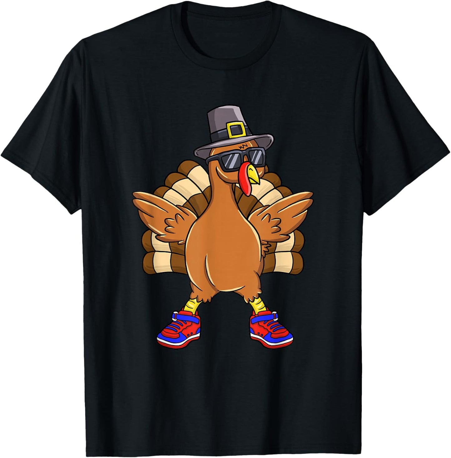 Turkey Trot Thanksgiving Day 5K Run T-Shirt - T-Shirt | Black