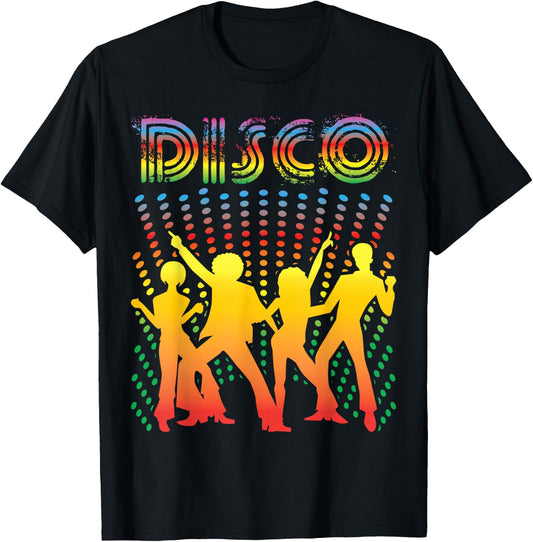 Disco - Vintage Style Dancing Retro Disco Shirt T-Shirt - T-Shirt | Black