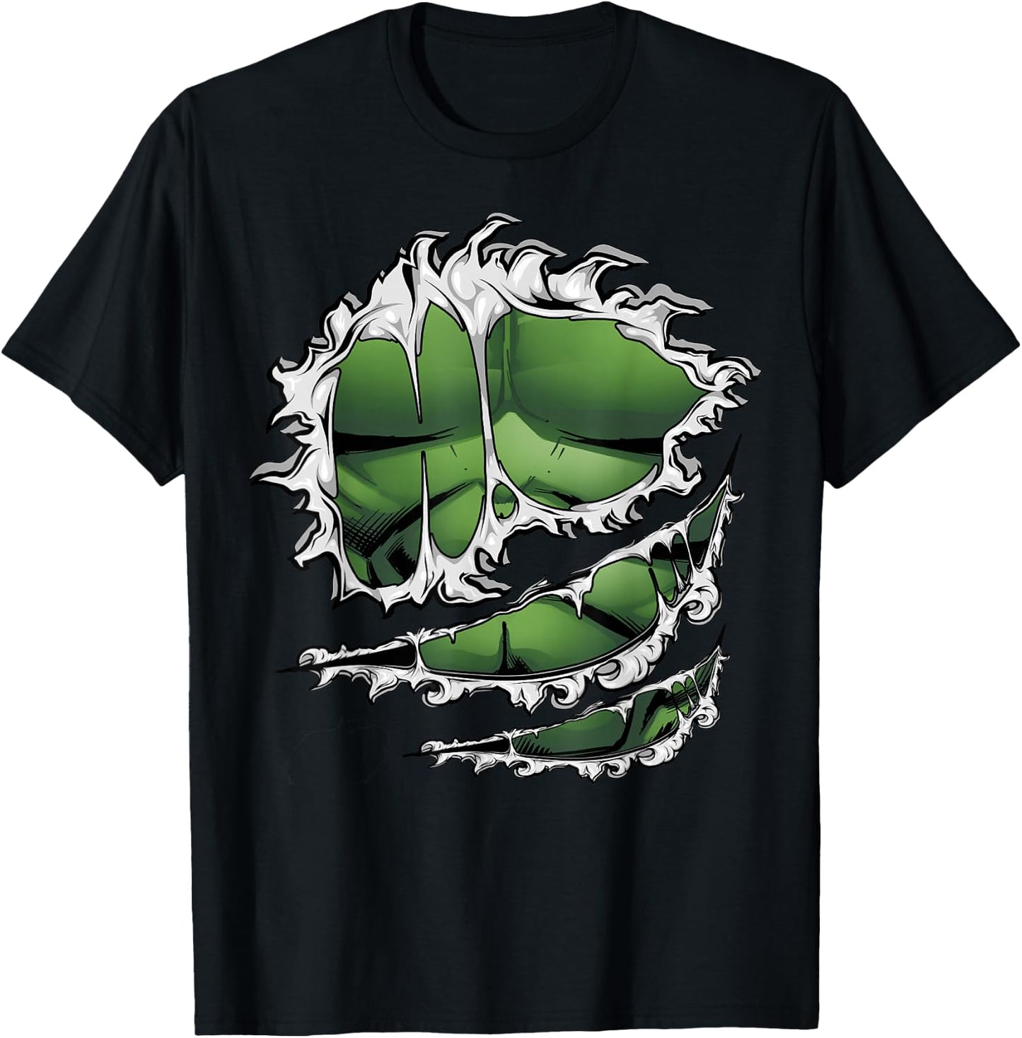 Marvel Avengers Hulk Ripped Costume Small T-Shirt - T-Shirt | Black