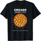 Regional Pepperoni Pizza Chicago Tavern Style T-Shirt - T-Shirt | Black