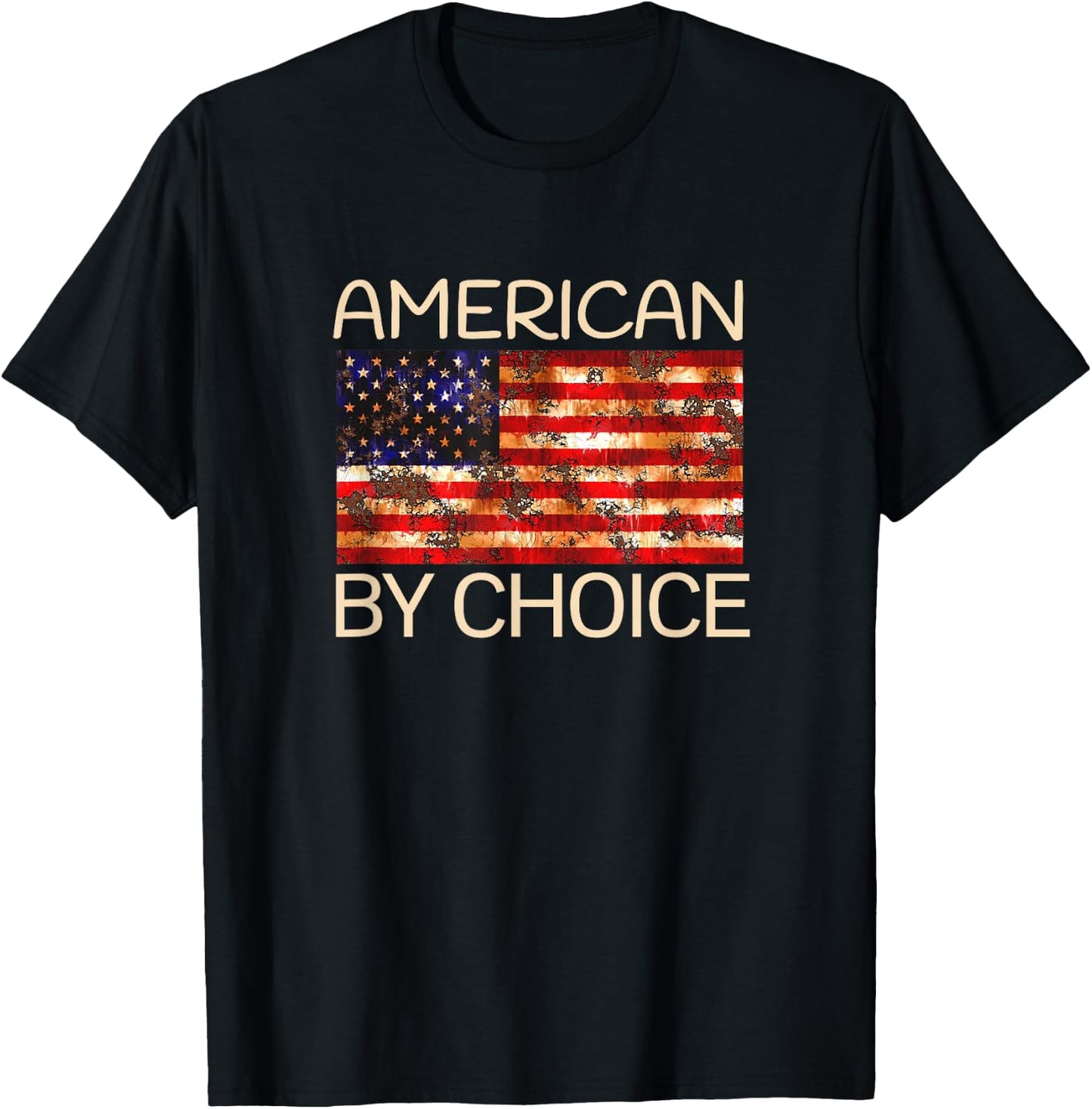 American By Choice US Citizenship T-Shirt - T-Shirt | Black