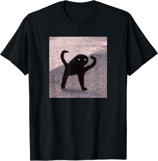 Cursed Cat Memes Cursed Cat Angry As Fuk Meme T-Shirt - T-Shirt | Black