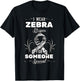 I Wear Zebra Stripes For Someone Special Carcinoid Cancer T-Shirt - T-Shirt | Black